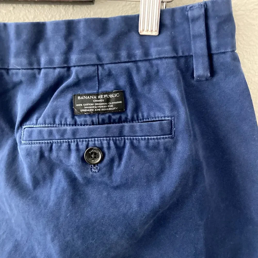 Banana Republic Emerson Chino - Blue - 35/32